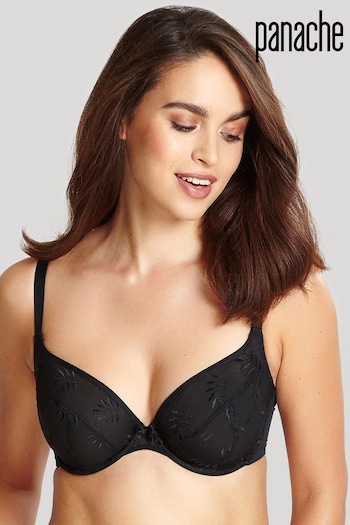 Panache Black Tango Plunge Bra (A42442) | £32