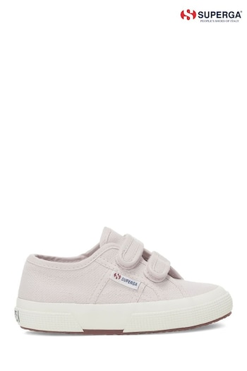 Superga 2750 Kids Pink Strap Canvas Trainers (A42505) | £35