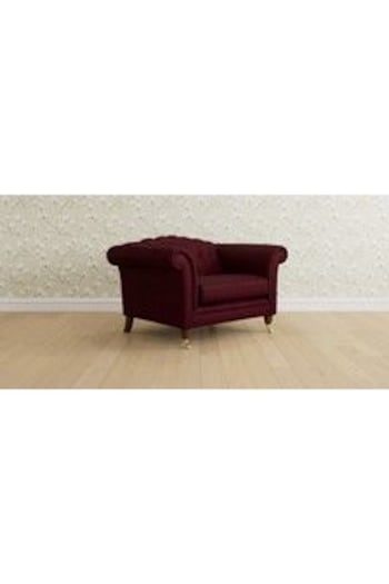 Kingsley Velvet/Cranberry Gloucester Button Back By Laura Ashley (A43434) | £650 - £2,000