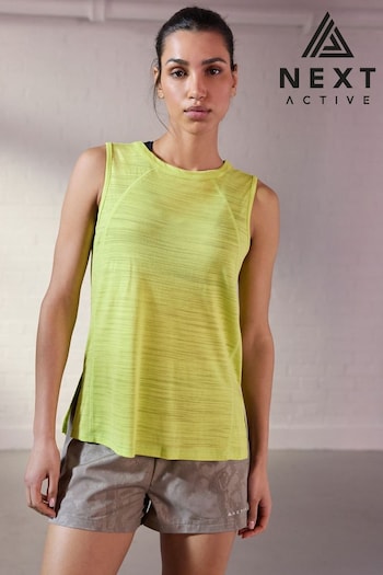 Lime Green Active MSGM Lightweight Vest (A43747) | £14