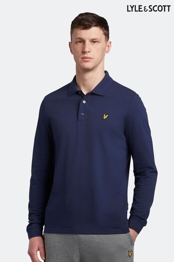 Lyle & Scott Blue Polo Shirt (A43790) | £65