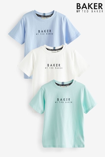 Baker by Ted Baker T-Shirts text 3 Pack (A43807) | £30 - £34