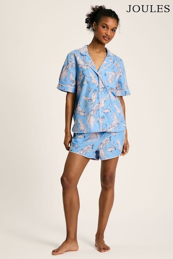 Joules Olivia Blue Pyjama Set (A43818) | £49.95