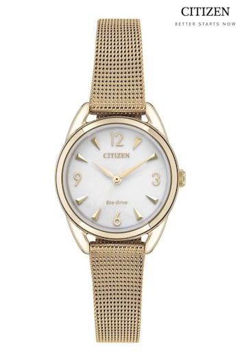Citizen Ladies Gold Tone Silhouette Watch (A43895) | £189