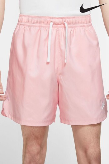 Nike Light Pink Sportswear Sport Essentials Woven Lined Flow Shorts (A44009) | £38