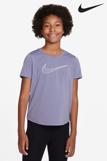 Nike Purple Performance Dri-FIT One T-Shirt (A44068) | £25