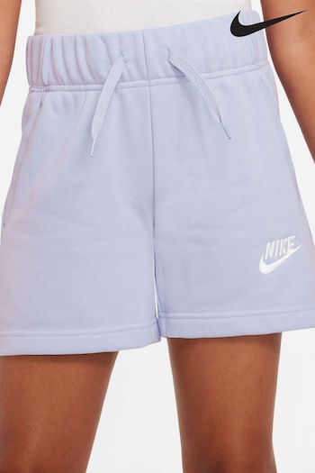 Nike Lilac Purple Club French Terry 5 Inch PARLARE Shorts (A44413) | £28