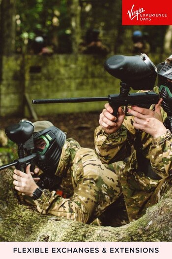 Virgin Experience Days Forest Paintballing Day And Pizza Lunch For Two (A44550) | £53