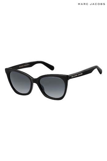 Marc Jacobs Black Cat-Eye Sunglasses Solid (A44669) | £109