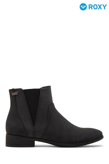 Roxy Black Linn Mid-Heel Boots (A45673) | £60