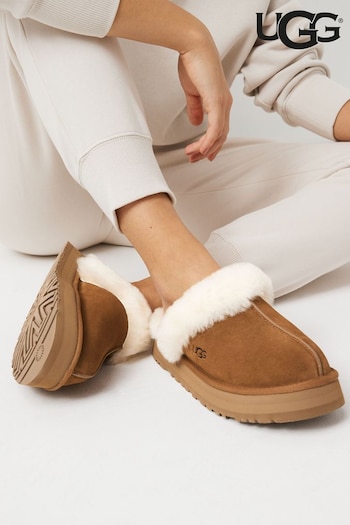 UGG Chestnut Brown Disquette Slippers (A45739) | £95