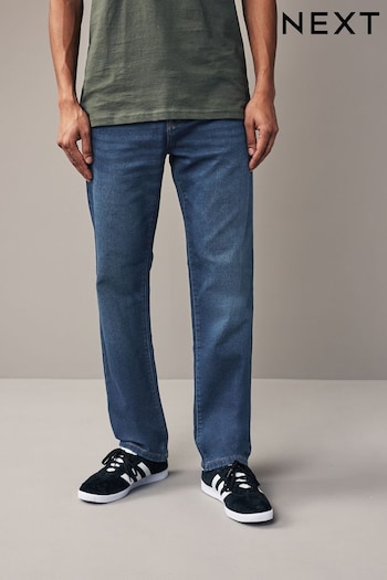 Blue Straight Comfort Stretch Jeans (A45972) | £30