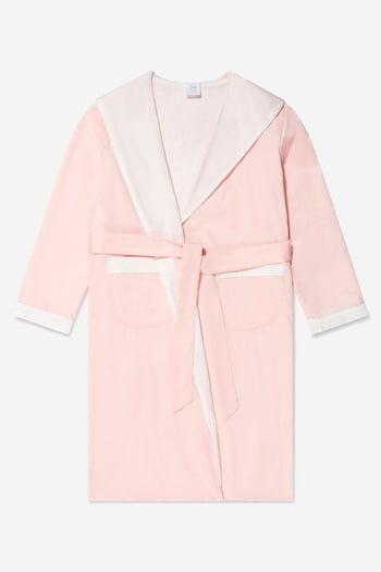 Girls Cotton Satin Emma Dressing Gown (A46241) | £123