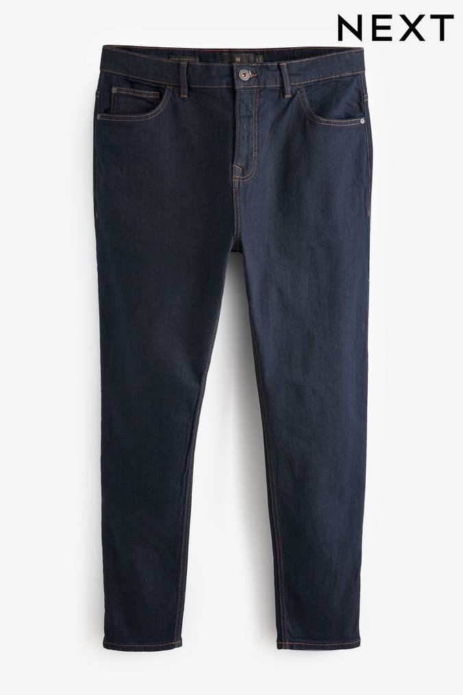 Stretch slim fit tapered jeans sales