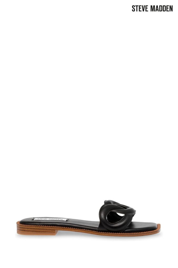 Steve madden cheap black slides