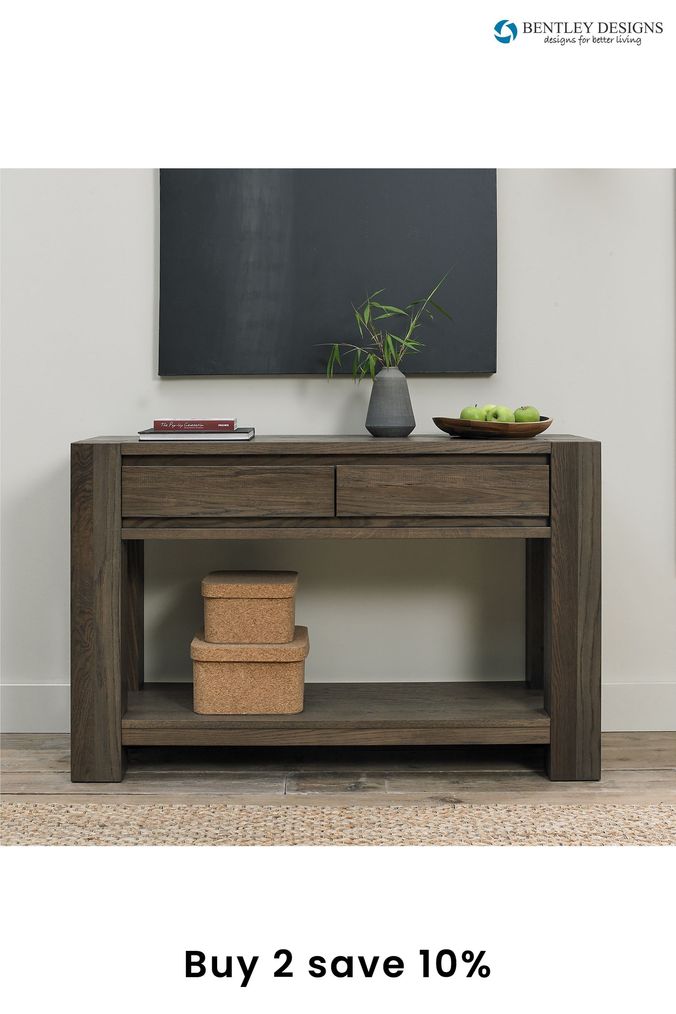 Grey console table clearance next