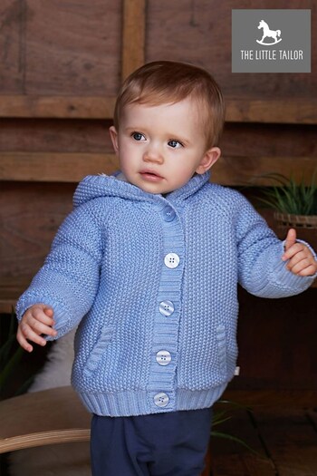 The Little Tailor Baby Pixie Pram Coat with Plush Lining and Pom Pom (A48127) | £32