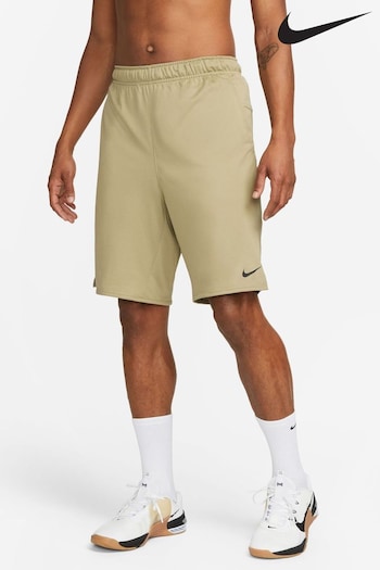 Nike Olive Green Dri-FIT Totality 7 Inch Knit Training Shorts (A48337) | £33