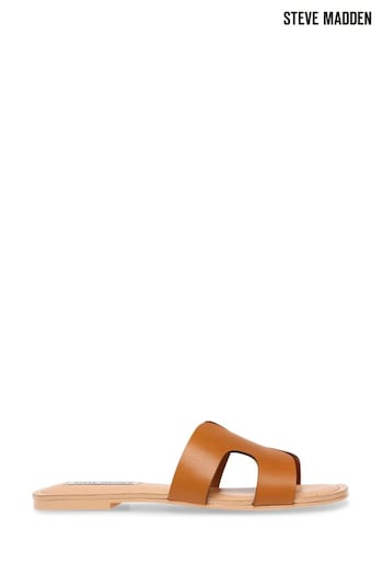 Steve Madden Zarnia Sandal Cognac Leather (A48743) | £80