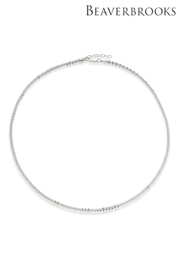Beaverbrooks Silver Sparkle Necklace (A48752) | £80
