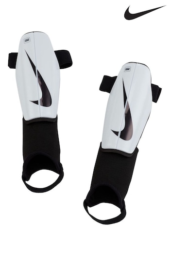 Nike White Charge Kids' Football Shin Guards (A49019) | £17