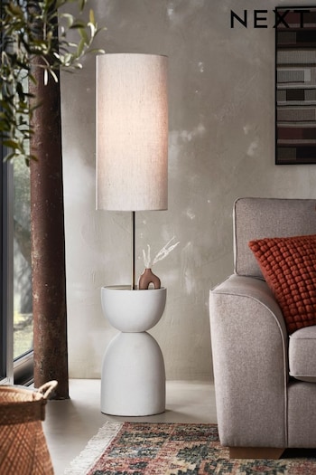 Ivory Hera Totem Floor Lamp (A49063) | £199