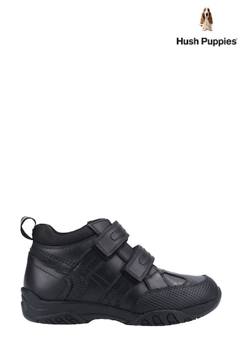 Hush Puppies Black Jezza Senior School Boots Menswear (A49176) | £56