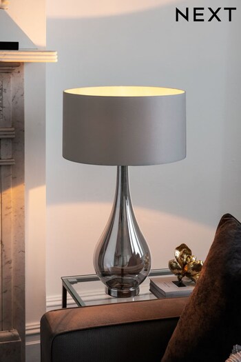 Smoke Grey Knightsbridge Table Lamp (A49287) | £135
