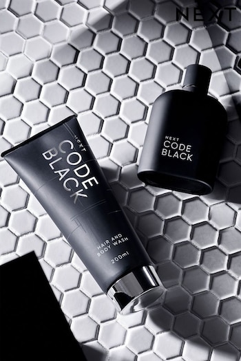 Code Black 100ml Eau De Parfum And Body Wash 200ml Gift Set (A49339) | £18