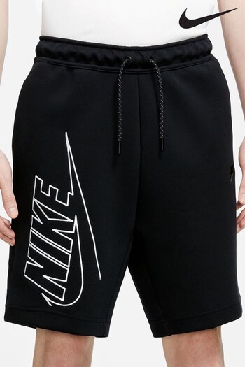 Nike Black Tech Fleece Shorts (A49867) | £70