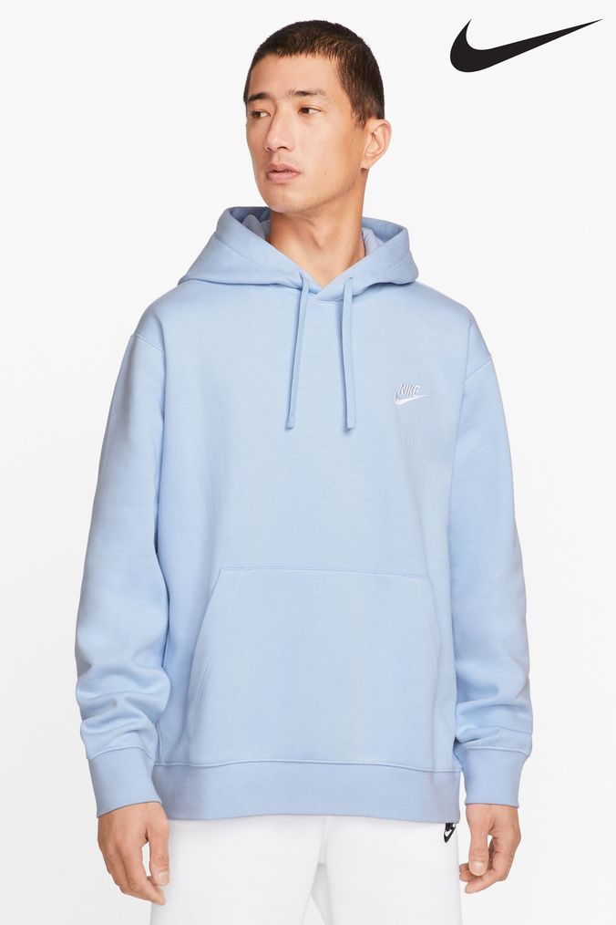 Nike foundation 2025 hoodie light blue