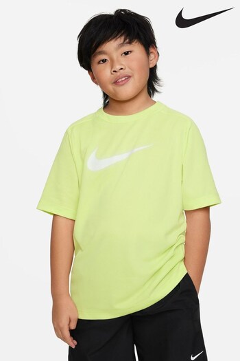 Nike Lime Green Dri-FIT Multi+ Graphic Training Top (A50636) | £20
