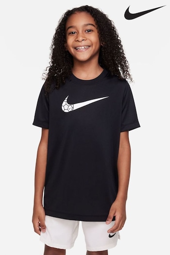 Nike Black Dri-FIT Football Graphic Training T-Shirt (A52016) | £23