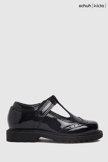 Schuh Black Leader T-Bar Shoes sandals (A52017) | £28 - £32