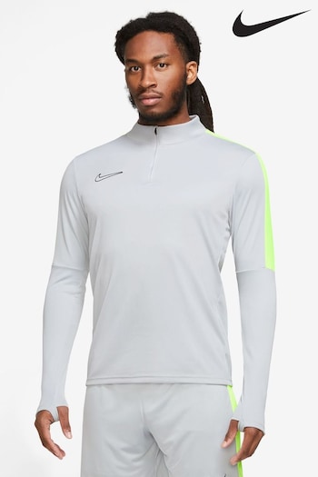 Nike Grey Dri-FIT Academy Half Zip Training Top (A52627) | £40