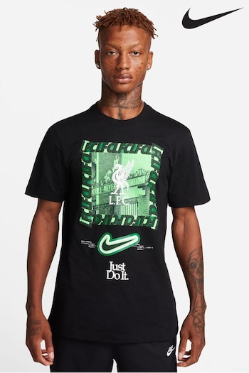Nike Black Liverpool FC DNA T-Shirt (A52634) | £33