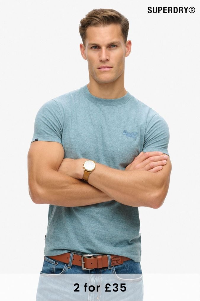 Plain superdry on sale t shirt