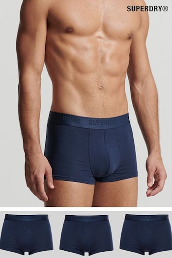 Superdry Navy Trunks Multi 3 Pack (A52804) | £30