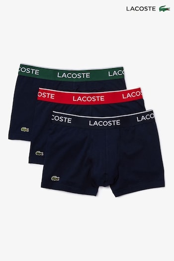Lacoste Multi Blue Stretch Cotton Boxers (A53428) | £36