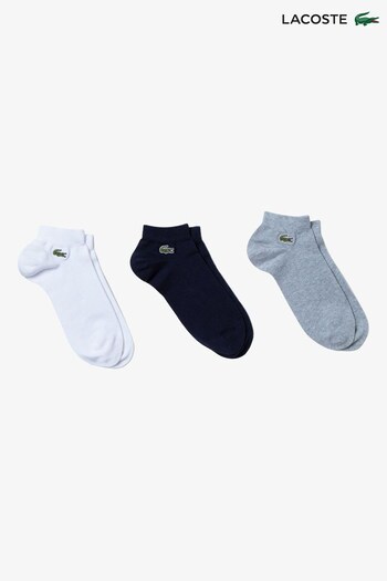 Lacoste 3 Pack Ankle Socks (A53442) | £20
