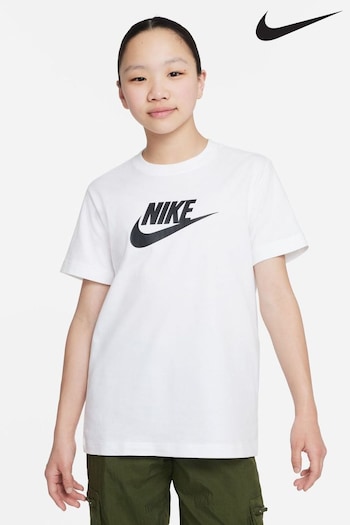 Nike White Oversized Futura T-Shirt (A53731) | £25