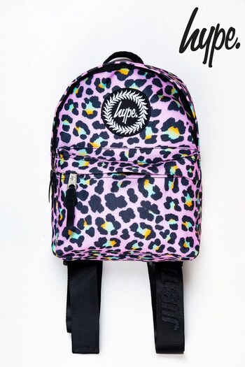 Hype. Pink Disco Leopard Mini Backpack (A54166) | £20