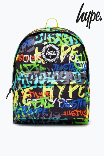 Hype. Green Graffiti Logo Backpack (A54183) | £25