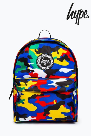 Hype. Blue Primary Camo Hype Backpack (A54186) | £25