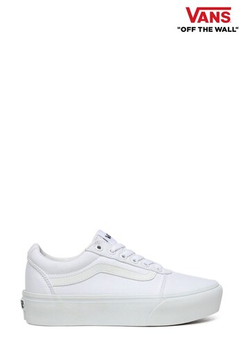 Vans Womens White Ward Trainers (A54690) | £65