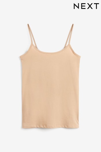 Natural Tan Thin Strap Vest (A54728) | £6.50