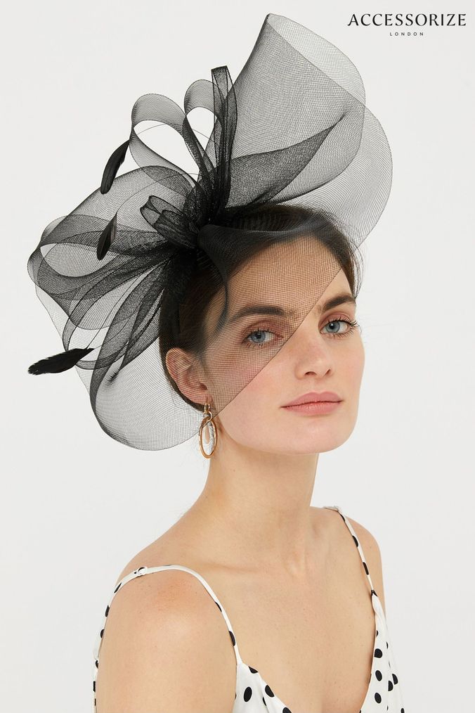 Black wedding sale fascinators