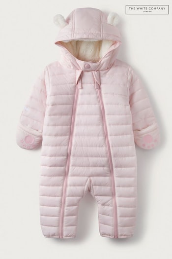 The White Company Baby Bear Recycled Quilted Pramsuit (A54776) | £49