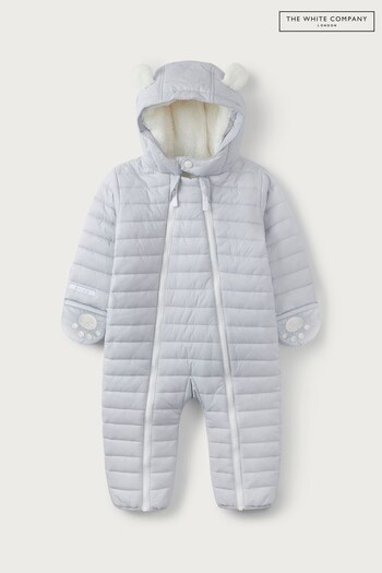 The White Company Baby Bear Recycled Quilted Pramsuit (A54782) | £49