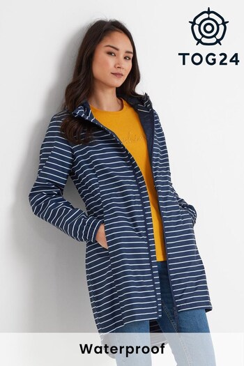TOG24 Blue stripe Kilnsey Womens Waterproof Jacket (A54850) | £55